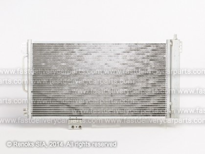 MB C W203 00->07 condenser 695X367X17 with integrated receiver dryer 1.8/2.0/2.6/3.2/3.5/5.0/5.4/2.1D
