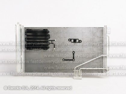 MB C W203 00->07 radiators KOND 685X375X16 ar iebūvētu sausinātāju ar eļļas dzesētāju 2.1D/2.7D SRLine