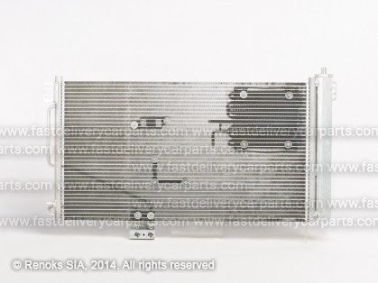 MB C W203 00->07 radiators KOND 685X375X16 ar iebūvētu sausinātāju ar eļļas dzesētāju 2.1D/2.7D SRLine