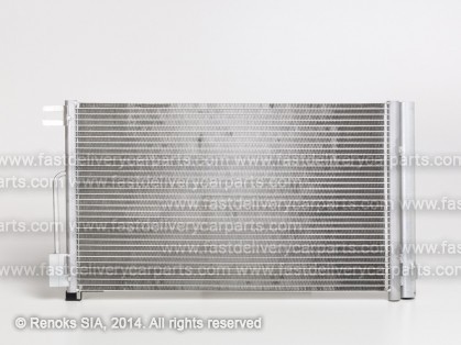 OP Corsa 06->11 radiators KOND 590X335X16 ar iebūvētu sausinātāju 1.0/1.2/1.4 SRLine