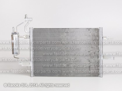 OP Meriva 03->06 radiators KOND 540X367X16 ar sausinātāju 1.4/1.6/1.8/1.7D SRLine
