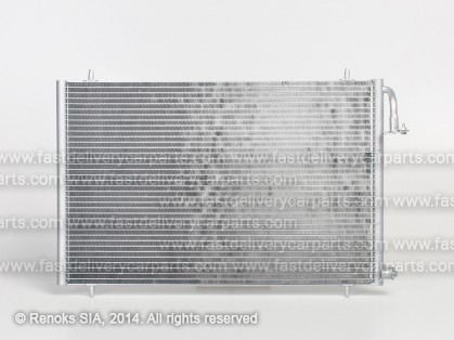 PG 206 98->09 radiators KOND 590X360X20 bez sausinātāja 1.1/1.4/1.6/2.0/1.4D/1.9D/2.0D