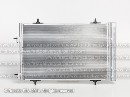 CT C5 08-> radiators KOND 575X360X16 ar iebūvētu sausinātāju 1.6/1.6D DELPHI