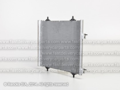CT C5 08-> радиатор кондиционера 575X360X16 с встроенным осушителем 1.6/1.6D DELPHI