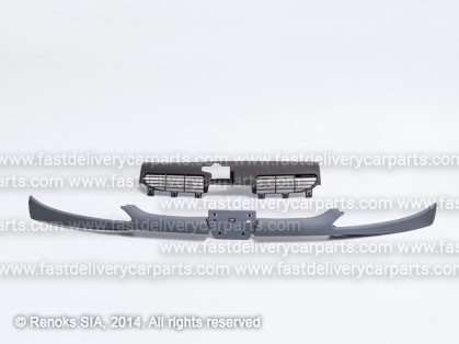 PG 206 98->09 grille with finisher