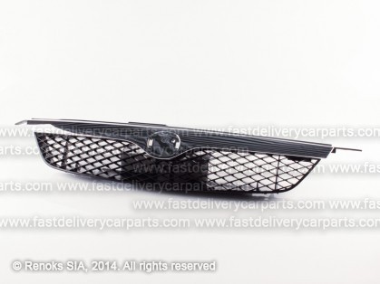 MZ 323 98->00 grille 4D with chrome moulding