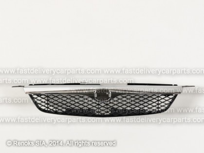 MZ 323 98->00 grille 4D with chrome moulding
