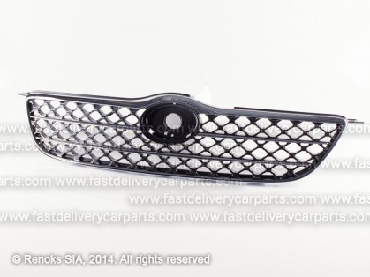 TT Corolla 02->04 grille SED with chrome
