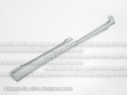 PG Partner 96->02 slieksnis L modelim ar bīdāmām durvīm galvanizēts