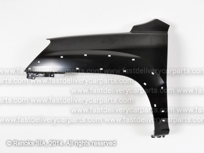 KIA Sportage 04->10 fender front L without flasher hole with moulding holes EX model