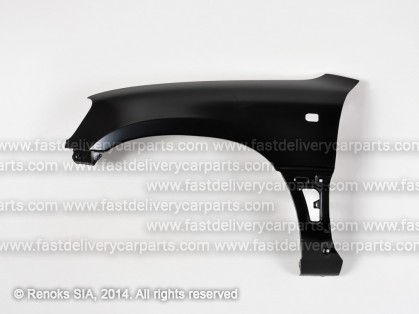TT Rav4 94->00 fender front L with flasher lamp hole without moulding holes