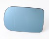BMW 5 E39 96->00 mirror glass with holder L heated aspherical blue 166x105mm