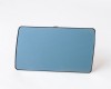 MB E W124 85->95 mirror glass with holder L for mirror with manual adjustment flat blue