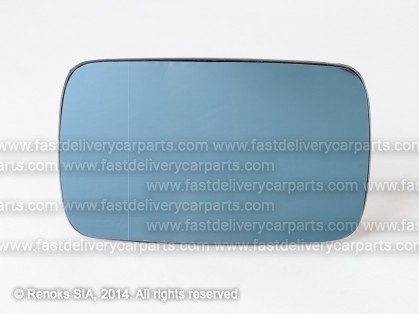 BMW 3 E36 91->98 mirror glass with holder L=R heated aspherical blue