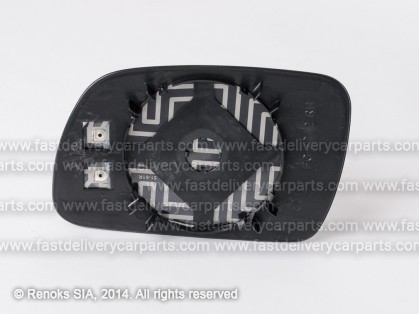 CT Xsara 00->05 mirror glass with holder R heated convex blue