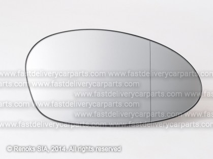 BMW 1 E87 04->13 mirror glass with holder R electrochromatic aspherical 51167132744