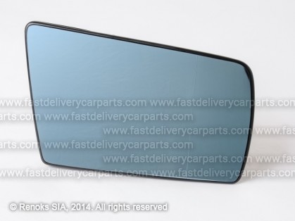 MB C W202 93->00 mirror glass with holder R heated aspherical blue 2pins