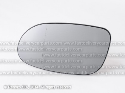 MB A W168 97->04 mirror glass with holder L heated aspherical