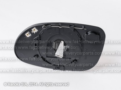 MB A W168 97->04 mirror glass with holder R heated aspherical