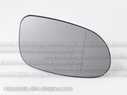 MB A W168 97->04 mirror glass with holder R heated aspherical