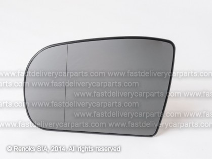 MB E W210 95->99 mirror glass with holder L heated aspherical