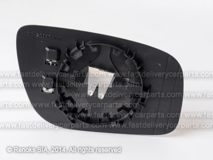 MB E W211 06->09 mirror glass with holder L heated aspherical