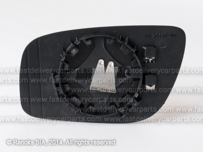 MB E W211 06->09 mirror glass with holder R heated aspherical