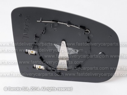 MB ML W163 98->05 mirror glass with holder L heated aspherical 01->05