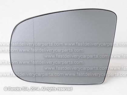 MB ML W163 98->05 mirror glass with holder L heated aspherical 01->05