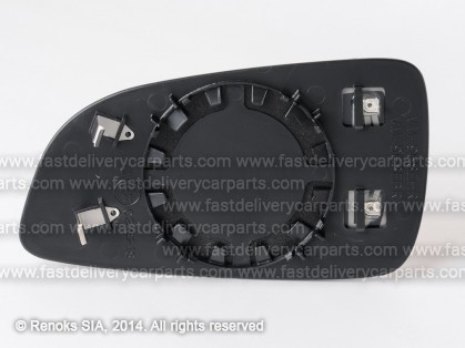 OP Astra 04->09 mirror glass with holder R heated convex