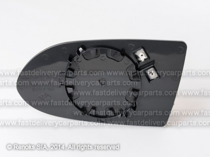 OP Zafira 99->05 spoguļa ieliktnis R apsildāms liekts 02->05