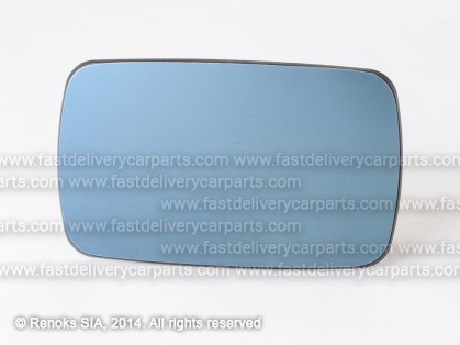 BMW 3 E36 91->98 mirror glass with holder R convex heated blue SP