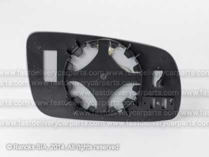 VW Golf 98->03 spoguļa ieliktnis L sfērisks zils stikls liels SP