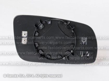 SK Fabia 00->07 spoguļa ieliktnis L apsildāms sfērisks lielais VIEW MAX