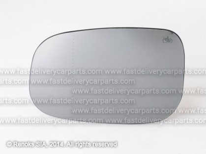 VV S40 07->12 mirror glass with holder L heated aspherical