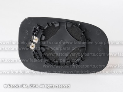 VV S40 07->12 mirror glass with holder L heated aspherical