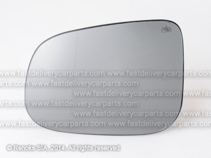 VV S80 06->13 spoguļa ieliktnis L apsildāms sfērisks 06->11