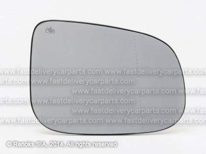 VV S80 06->13 spoguļa ieliktnis R apsildāms sfērisks 06->11