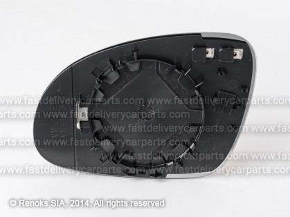 VW Golf 03->09 spoguļa ieliktnis R apsildāms liekts TW