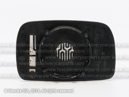 VW Polo 94->99 spoguļa ieliktnis L apsildāms sfērisks TW