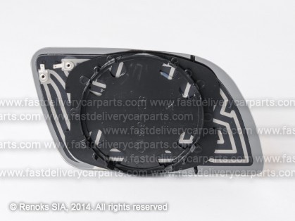 VW Polo 01->05 spoguļa ieliktnis L apsildāms sfērisks VIEW MAX
