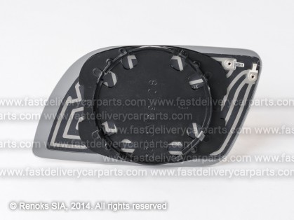 VW Polo 01->05 spoguļa ieliktnis R apsildāms liekts VIEW MAX