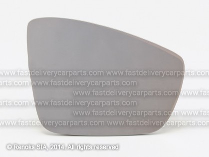 VW Polo 09->17 spoguļa ieliktnis R apsildāms liekts VIEW MAX