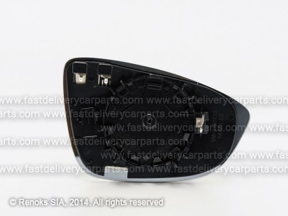 VW Passat 10->14 spoguļa ieliktnis L apsildāms sfērisks VIEW MAX