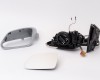 VW Polo 05->09 spogulis L elektro apsildāms gruntēts sfērisks ar pagriezienu 5pins