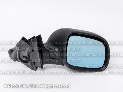 AD A3 96->00 mirror R electrical heated black convex blue 5pins small