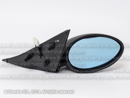 AF 156 97->03 mirror R electrical heated black convex blue with temperature sensor 7pins