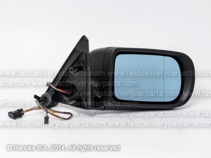 BMW 7 E38 94->01 mirror R electrical heated primed aspherical blue 7pins