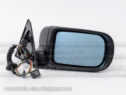 BMW 7 E38 94->01 spogulis R elektro apsildāms gruntēts sfērisks zils stikls pielokāms 11pins
