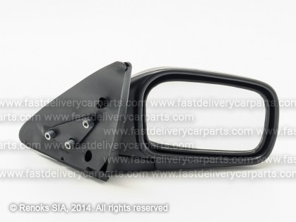 NS Sunny 91->96 зеркало R manual черное гнутое
